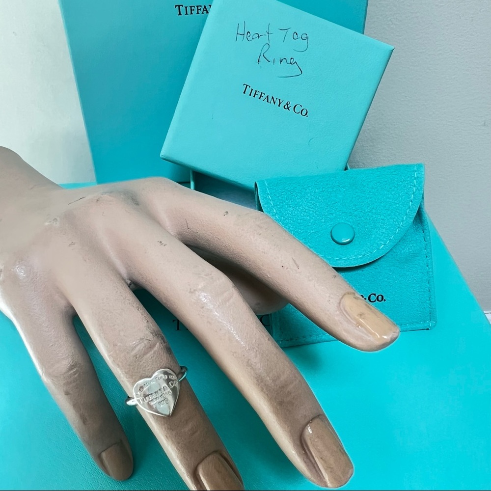 🔴Authentic TIFFANY & CO Heart Tag Ring 💙🔴